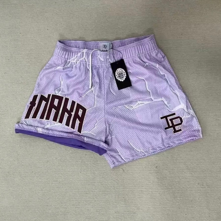 IP Shorts Lightning Light Purple Mesh Shorts