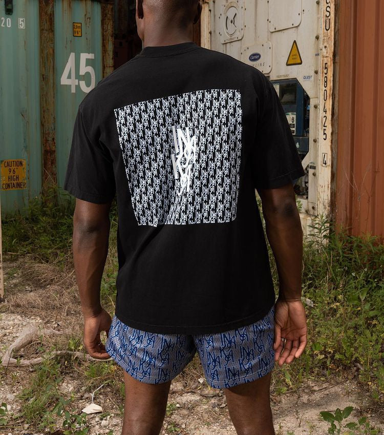 IP Shorts Summer Blue LOGO GYM  Running Sports Basketball Fitness Pants Mesh Shorts