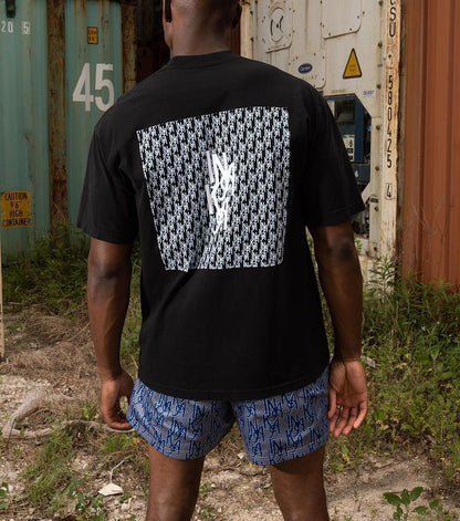 IP Shorts Summer Blue LOGO GYM  Running Sports Basketball Fitness Pants Mesh Shorts