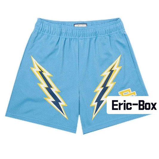 EE Shorts Light Blue Lightning