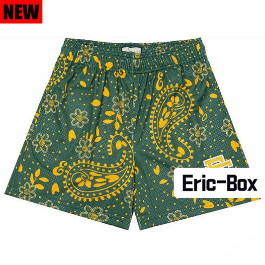 EE Shorts Green Paisley